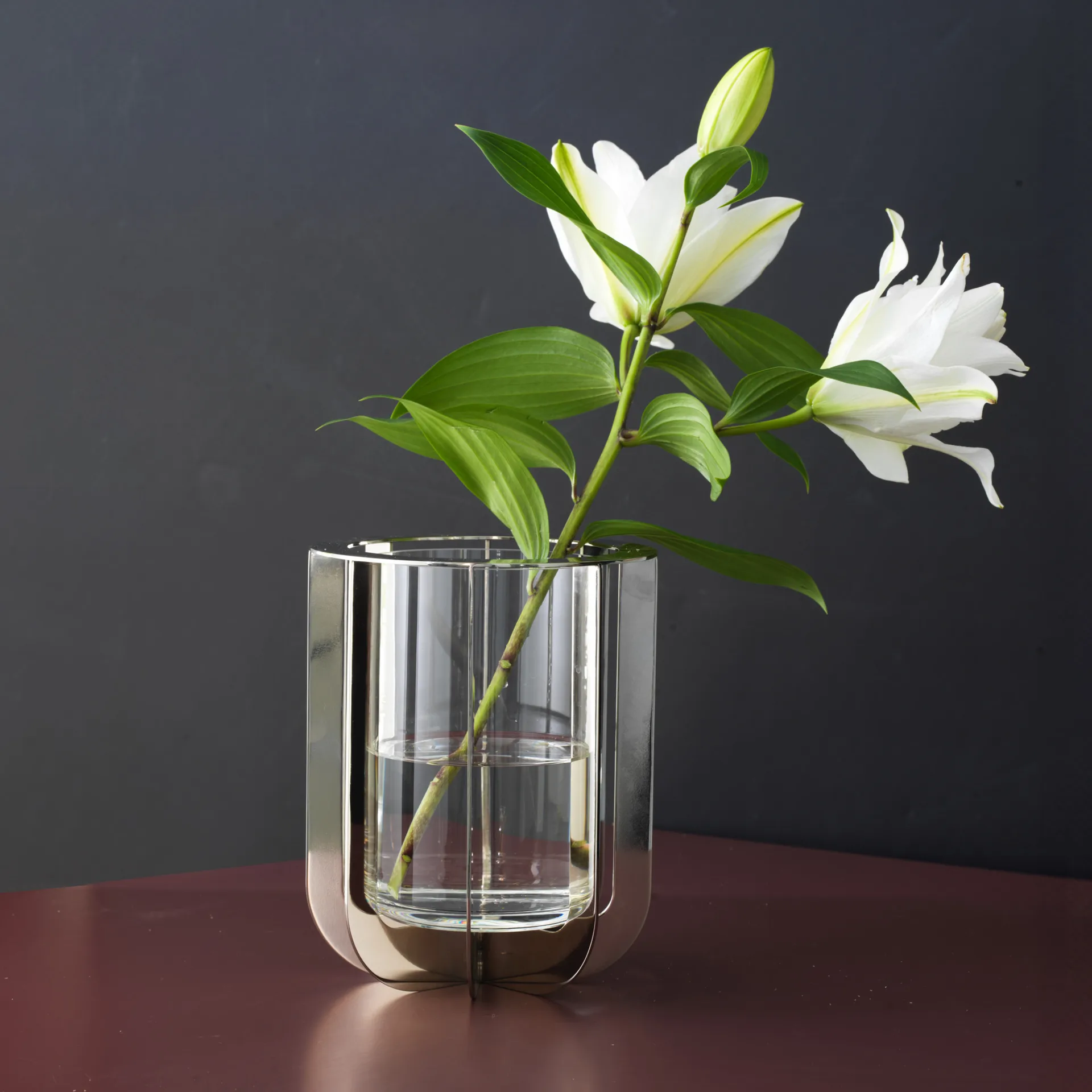Jazz vase 20 cm, Silver KLONG