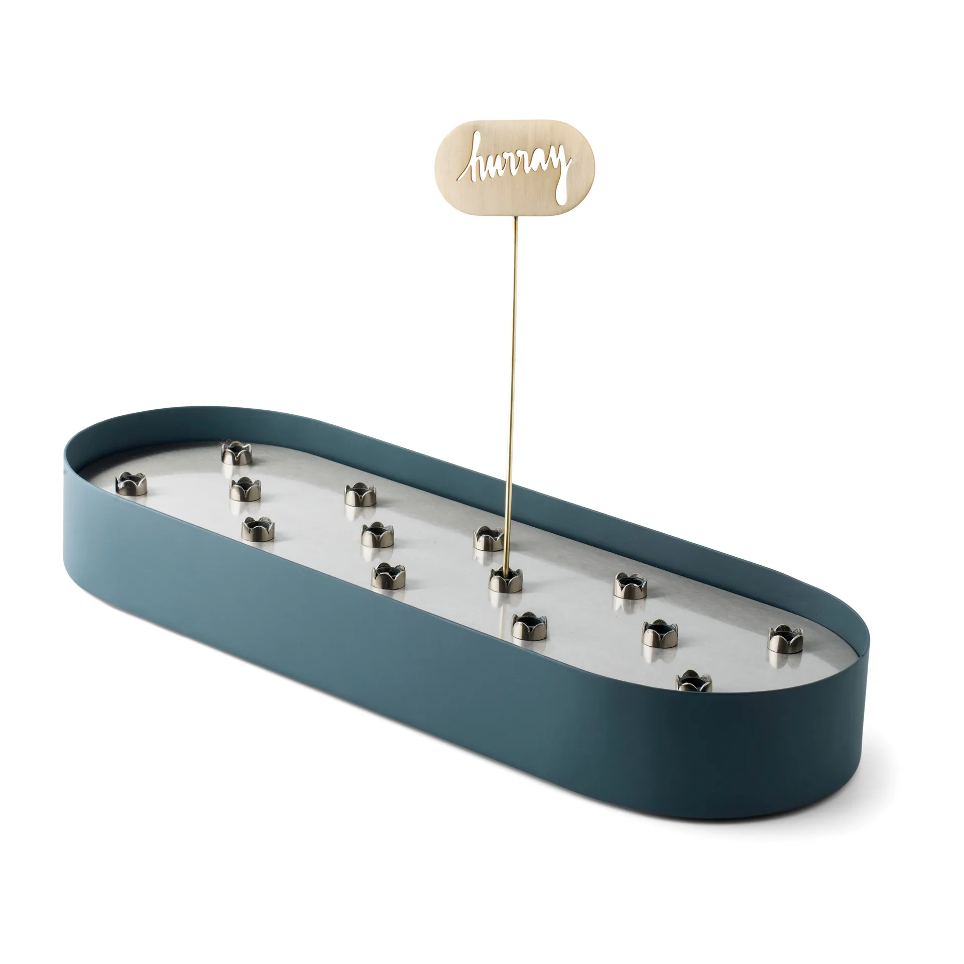 Jubel multifunctional vase 45x14 cm, Steel-blue KLONG