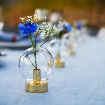 Orbis vase 3-pack - Brass - KLONG