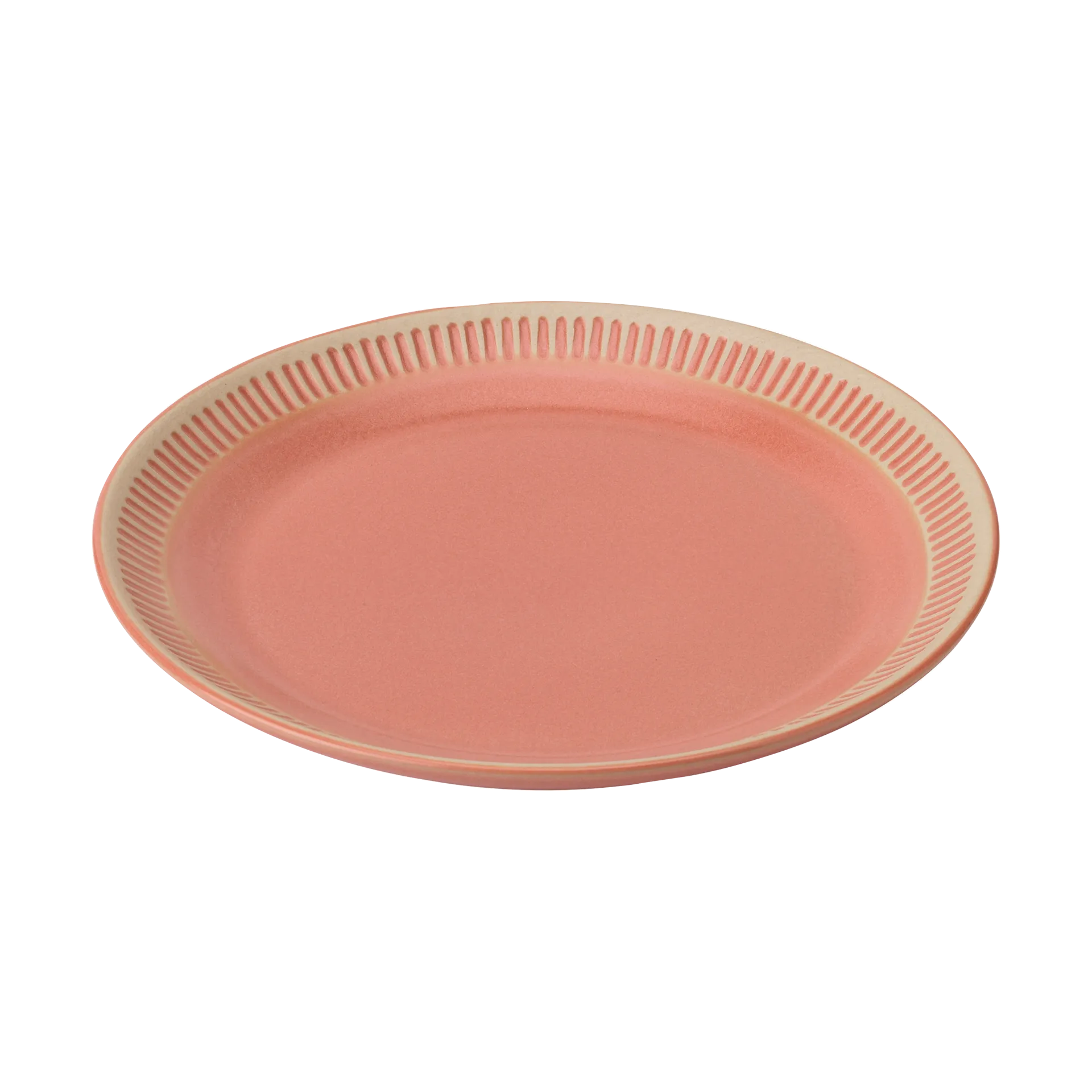 Colorit plate Ø27 cm, Coral Knabstrup Keramik