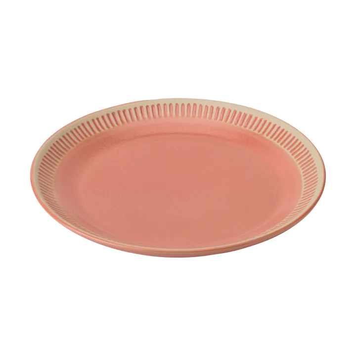 Colorit plate Ø27 cm - Coral - Knabstrup Keramik