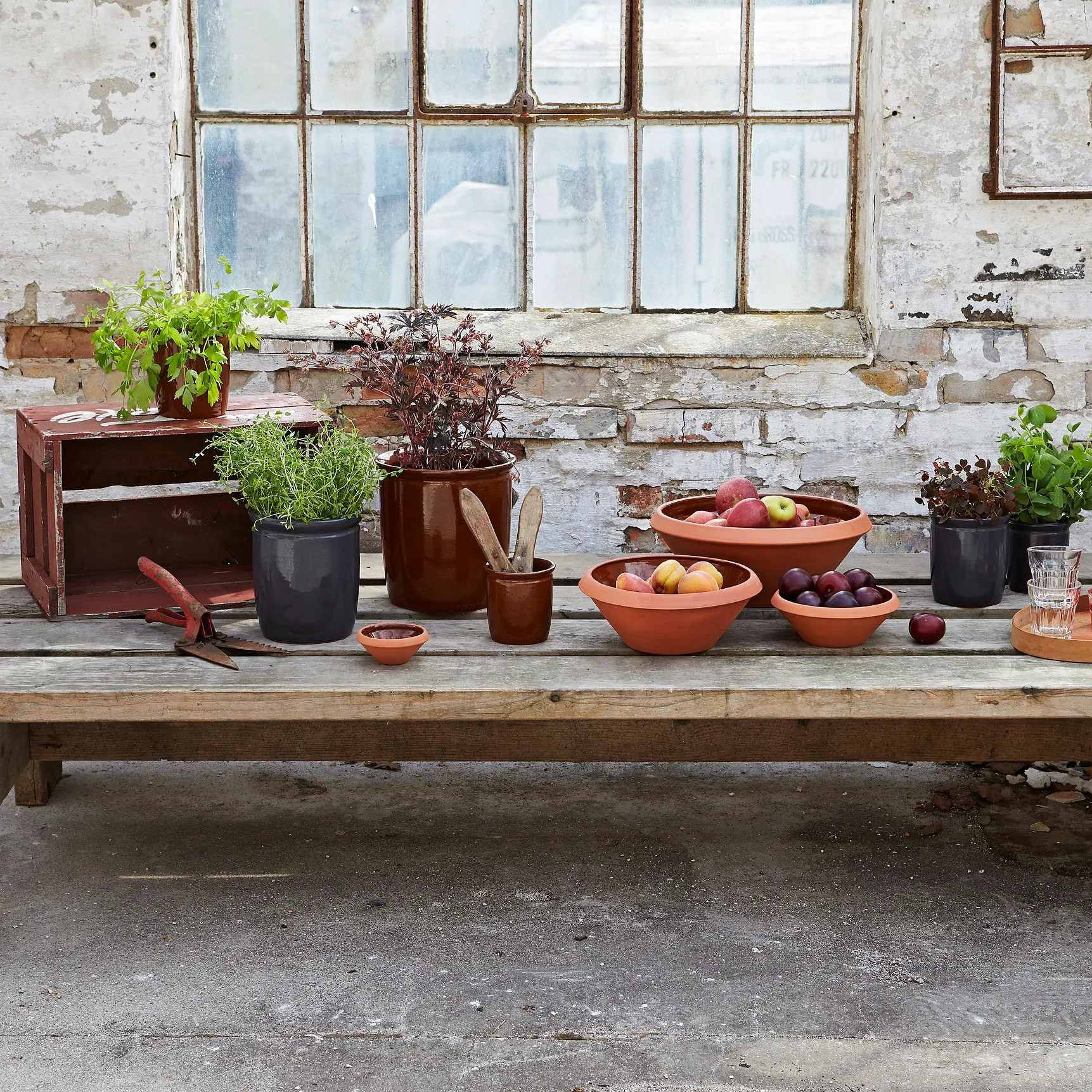 Knabstrup Dough bowl 0.5 l, Terracotta Knabstrup Keramik