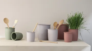 Knabstrup preserving jar - Olive, 1 L - Knabstrup Keramik