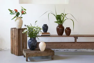 Knabstrup vase Natura 20 cm - Grafit - Knabstrup Keramik