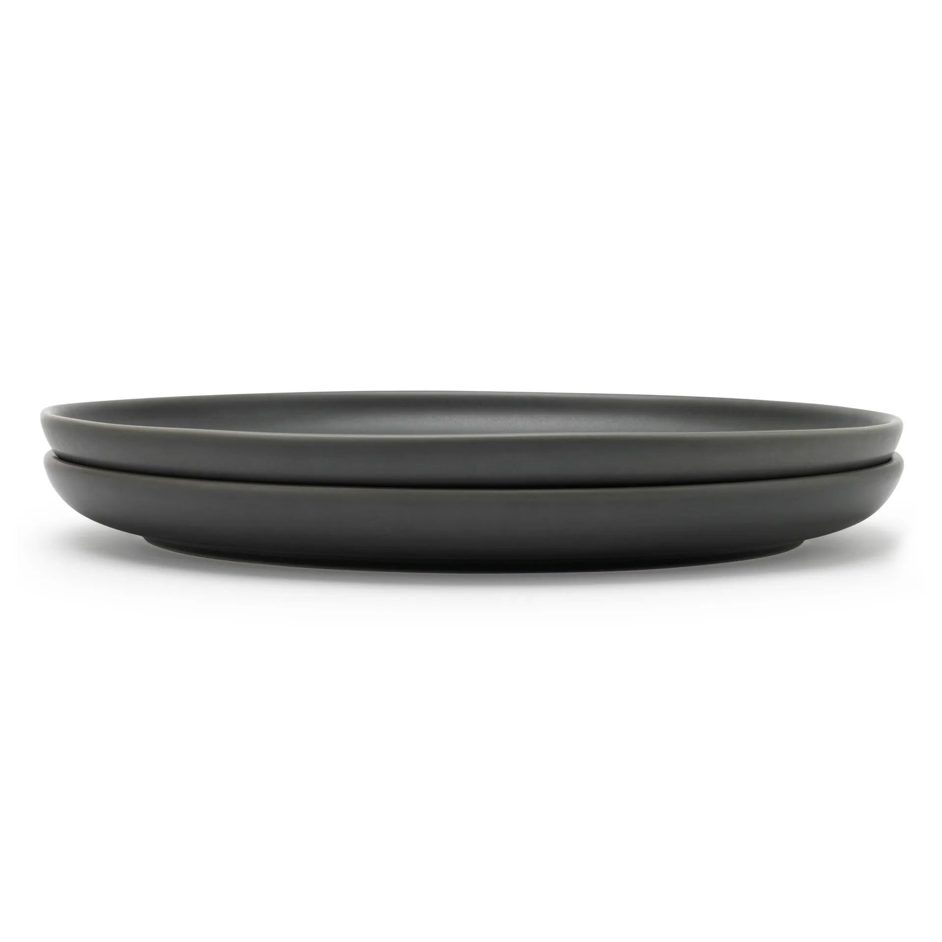 Tavola plate Ø27 cm 2-pack, grey Knabstrup Keramik