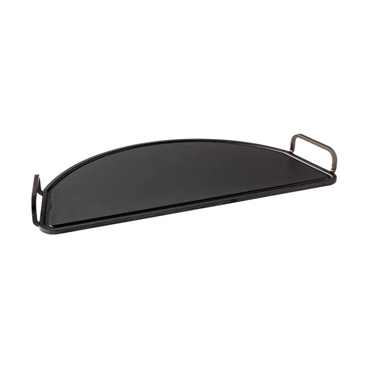 Kockums griddle - Black, semi-circular, 47 cm - Kockums Jernverk