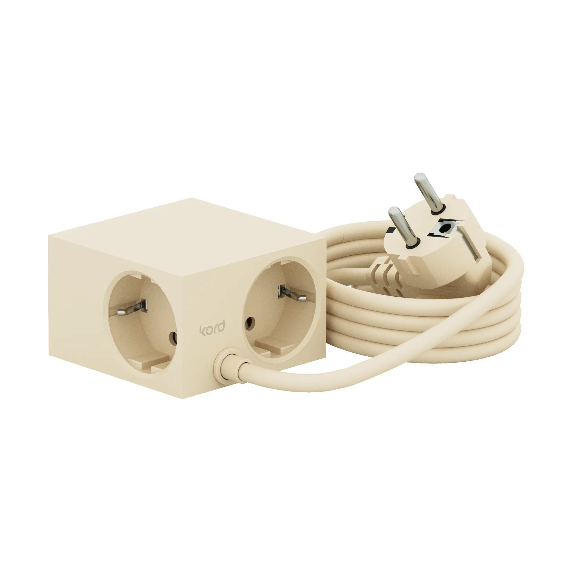 Cuboid outlet 2 m, Pearled Ivory Kord