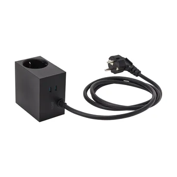 Cuboid+ outlet USB-C 30W 2 m - Black - Kord