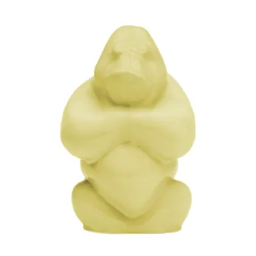 Gabba Gabba Hey sculpture 120 mm - Banana Milk - Kosta Boda