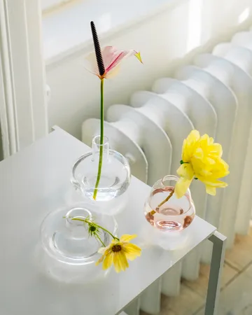 Kappa vase 84 mm - Light pink - Kosta Boda