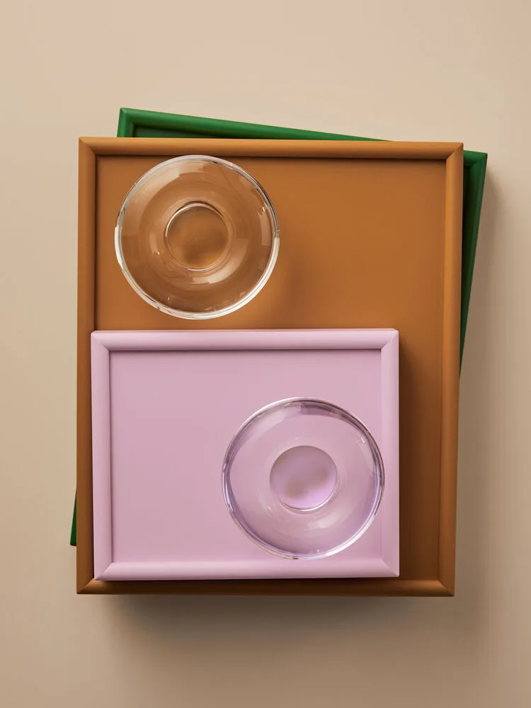Orion tealight holder Ø11x6,3 cm, Pink Kosta Boda