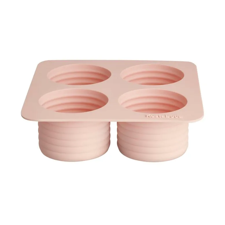 Viva ice cube mold 4 compartments 13 cl, Powder pink Kosta Boda