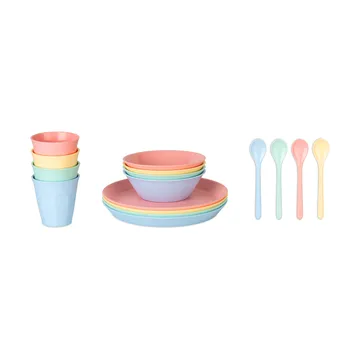 Nora Macarons dinnerware set 16 pieces - Multi - Koziol