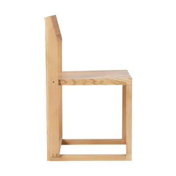Outline chair - Warm lacquered oak-walnut - Kristina Dam Studio