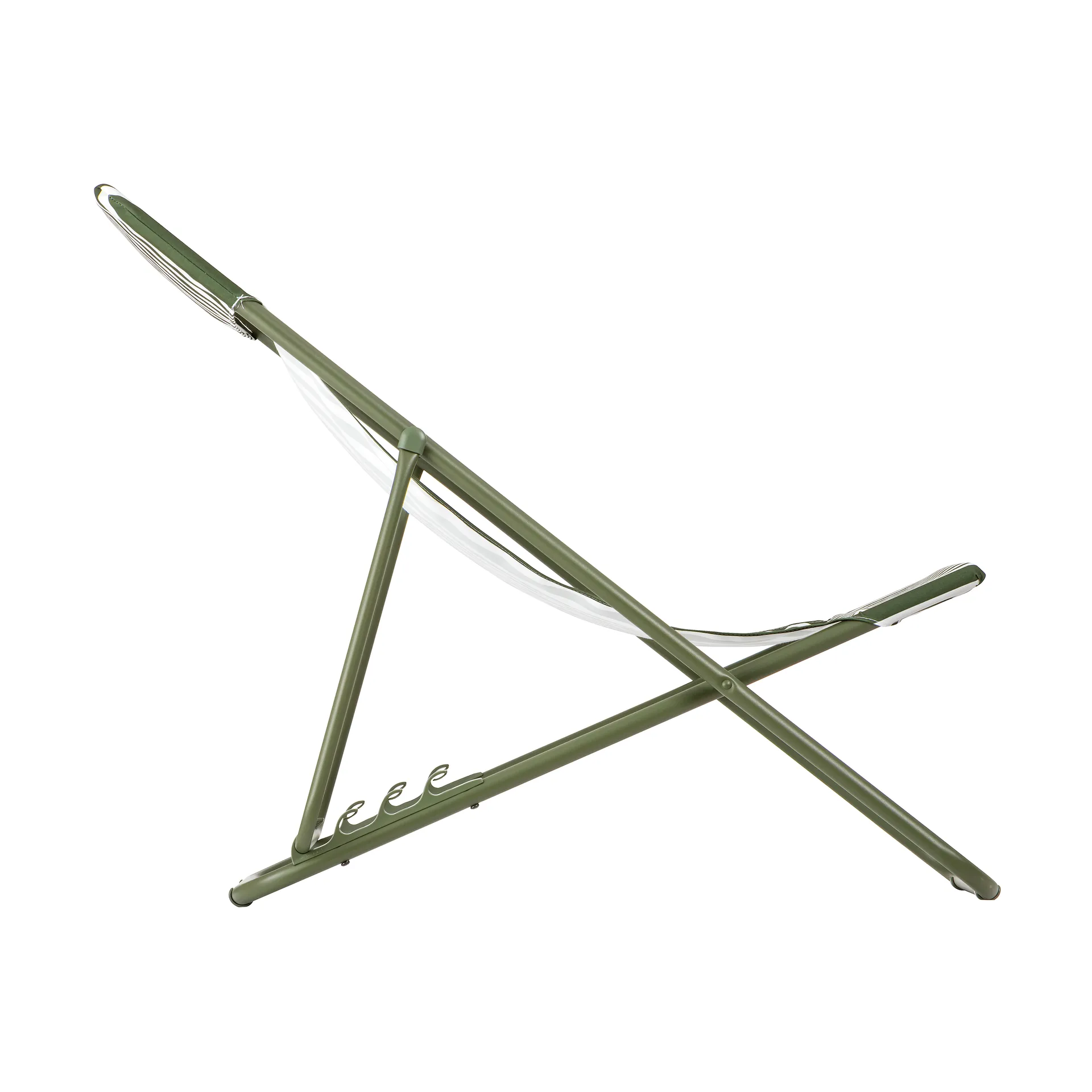 Maxi Transat sun lounger, Rayures Moss Lafuma