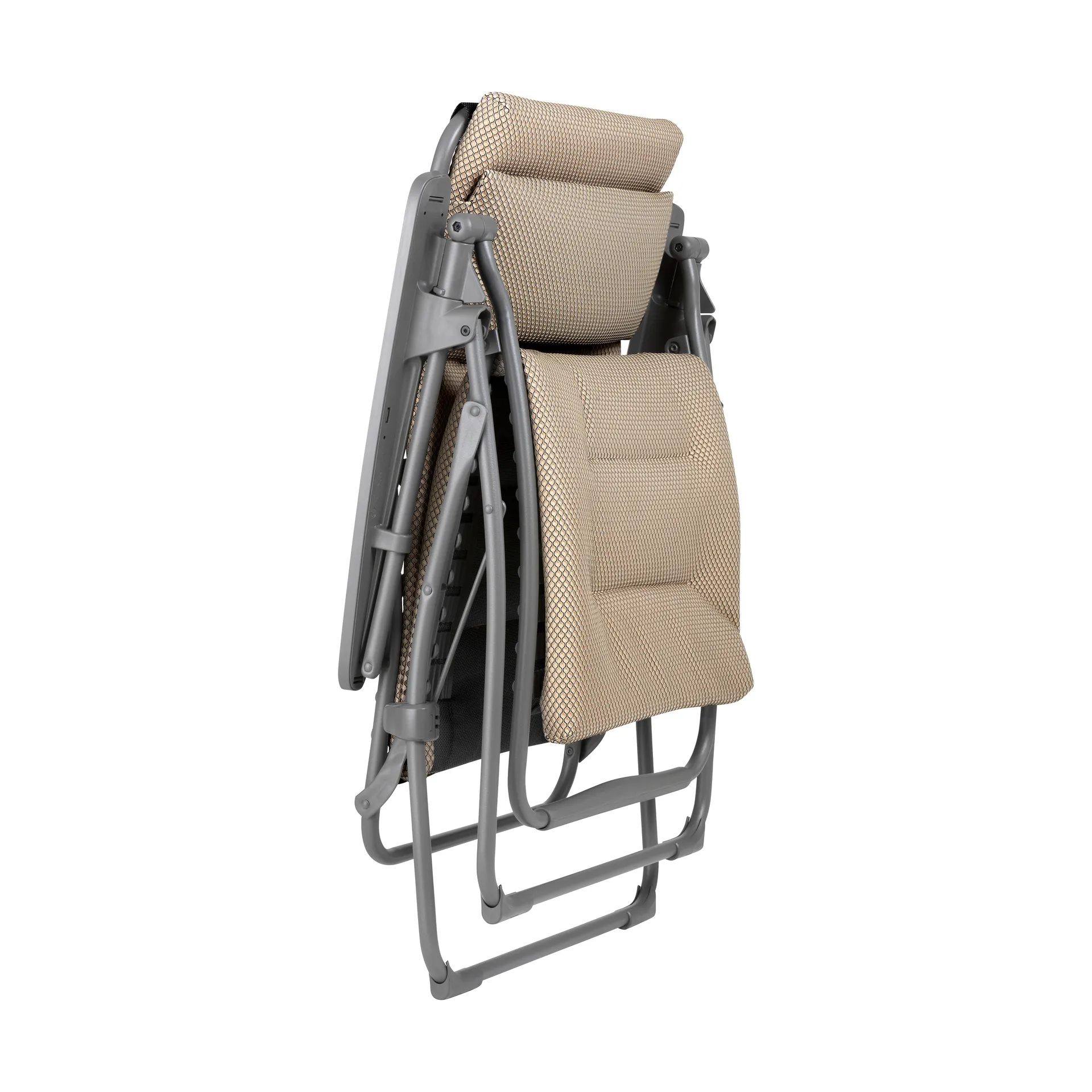 Relax 803 sun lounger, Dark grey-moka Lafuma