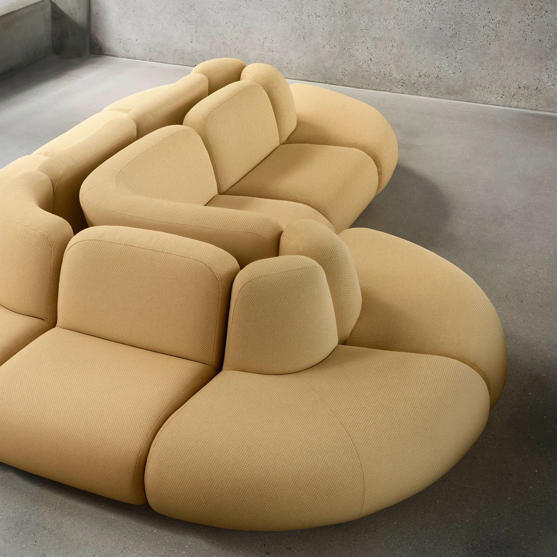 BAU 3 seater sofa, Zero beige Lammhults