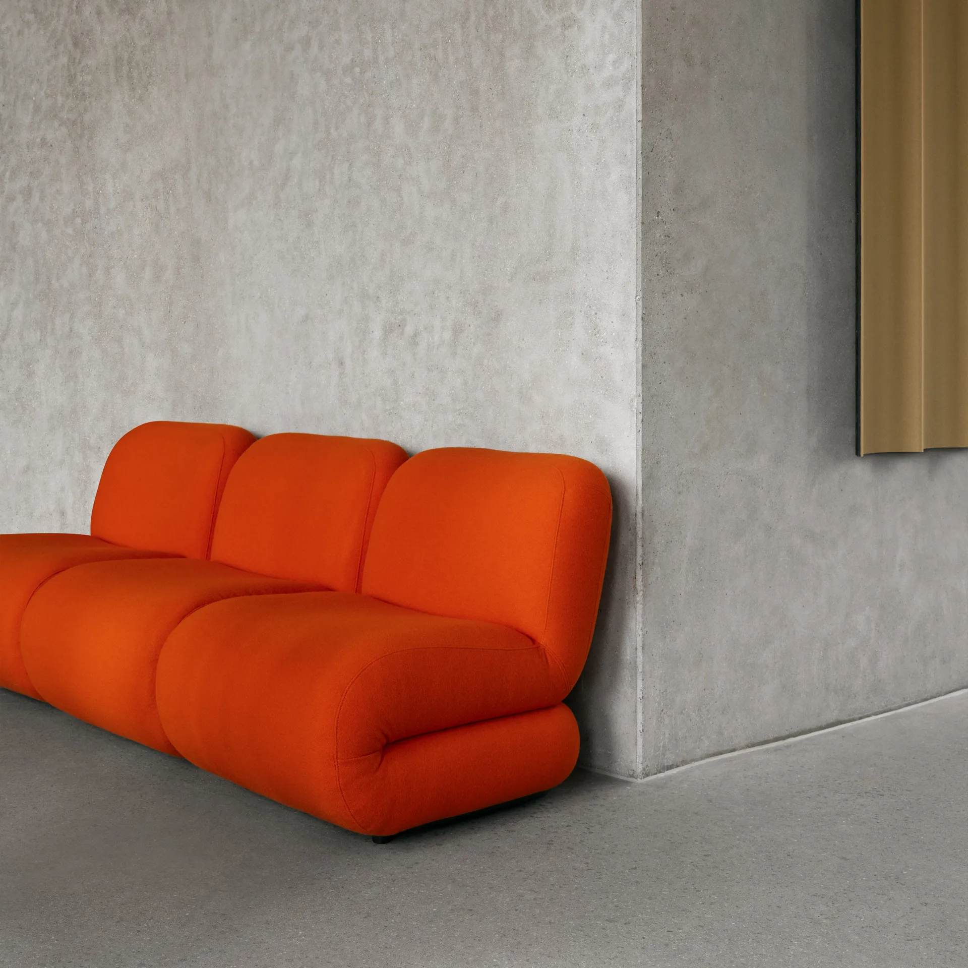 BAU 3 seater sofa, Zero beige Lammhults