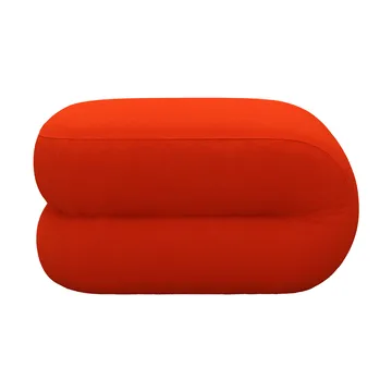 Bau footstool - Vidar 0542 red, straight - Lammhults
