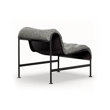 Sunny armchair - Zero Black–matte black frame - Lammhults
