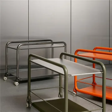 Tension trolley - Chrome-graphite texture - Lammhults