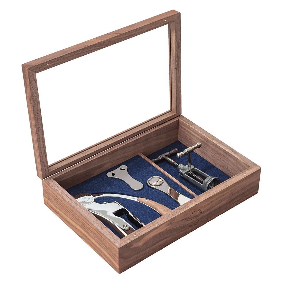 Le Collectionneur 2 sommelier tool set, Walnut L'Atelier du Vin