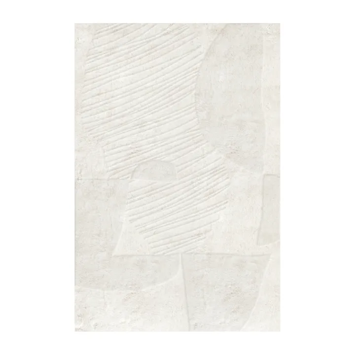Artisan Guild wool carpet - Bone white 250x350 cm - Layered