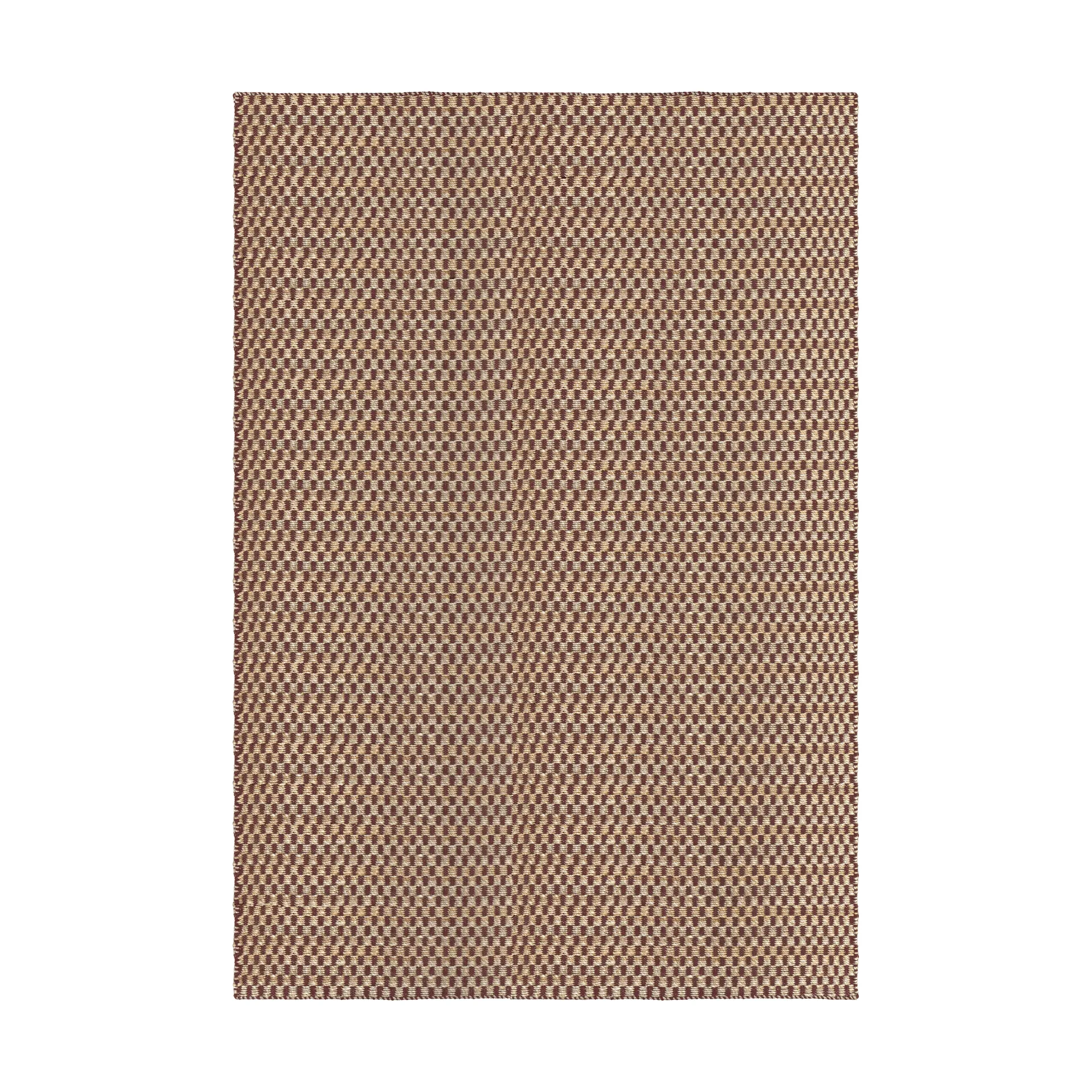 Barley jute rug, Burgundy, 140x200 cm Layered Barley jute rug, Burgundy, 140x200 cm Layered