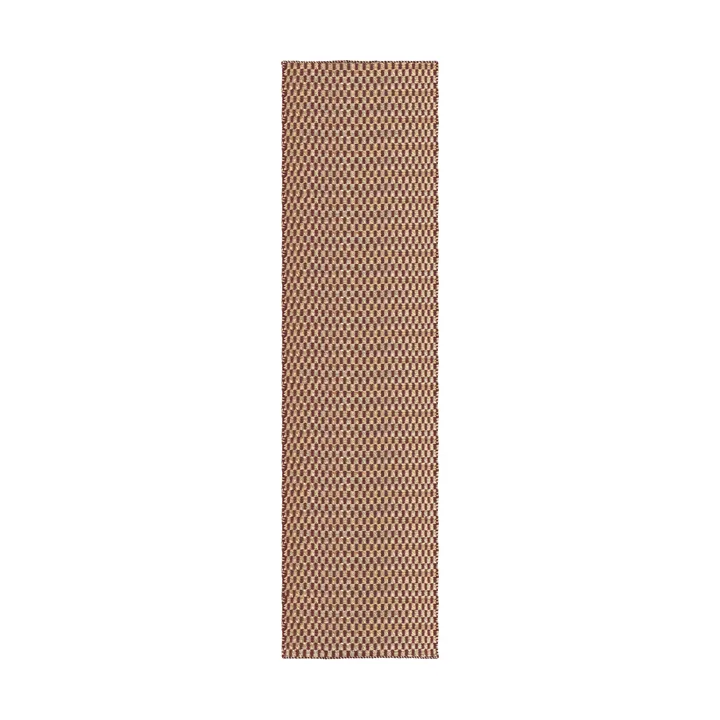 Barley jute rug - Burgundy, 75x240 cm - Layered