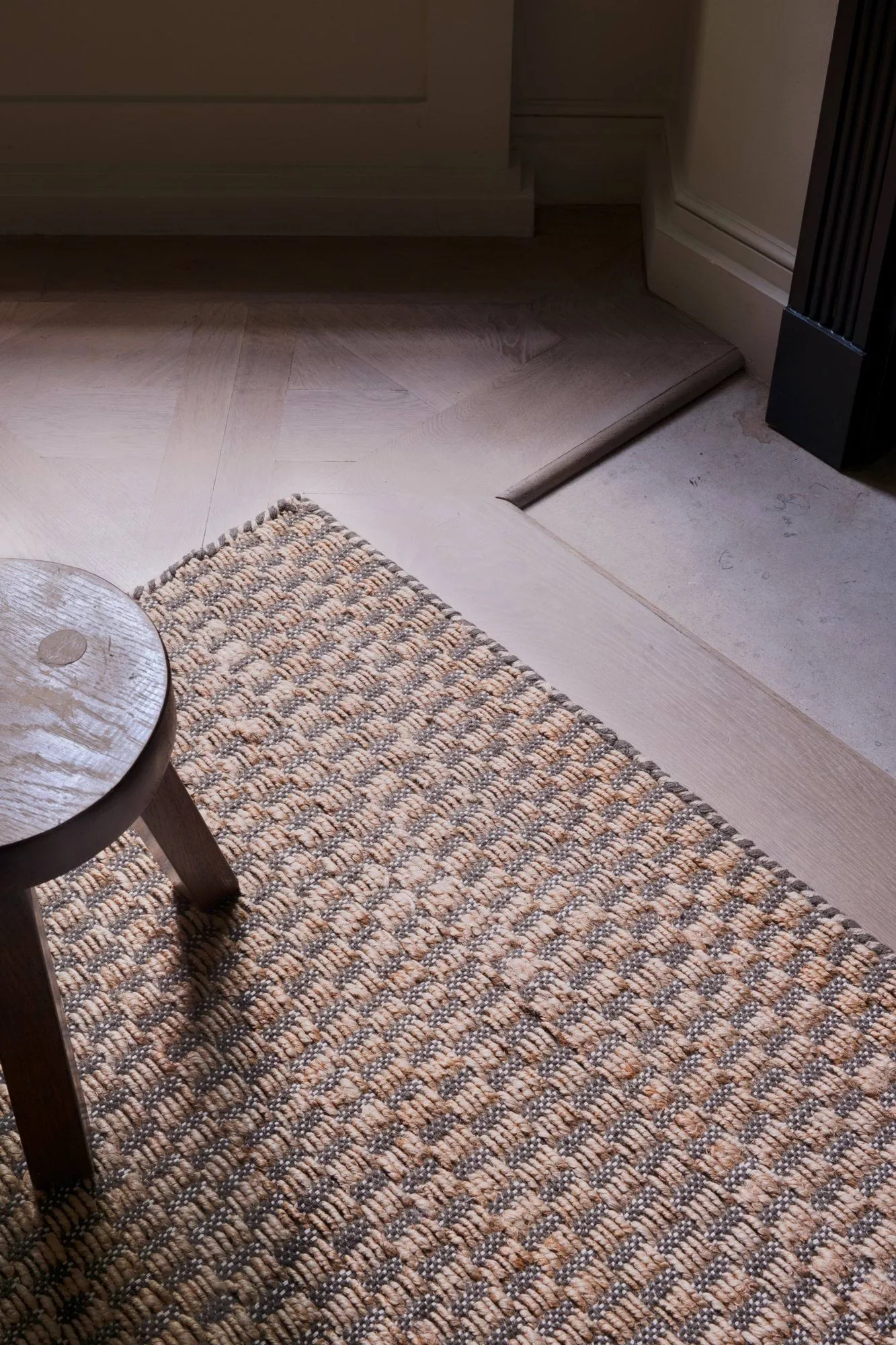 Barley jute rug, Chestnut, 140x200 cm Layered Barley jute rug, Chestnut, 140x200 cm Layered
