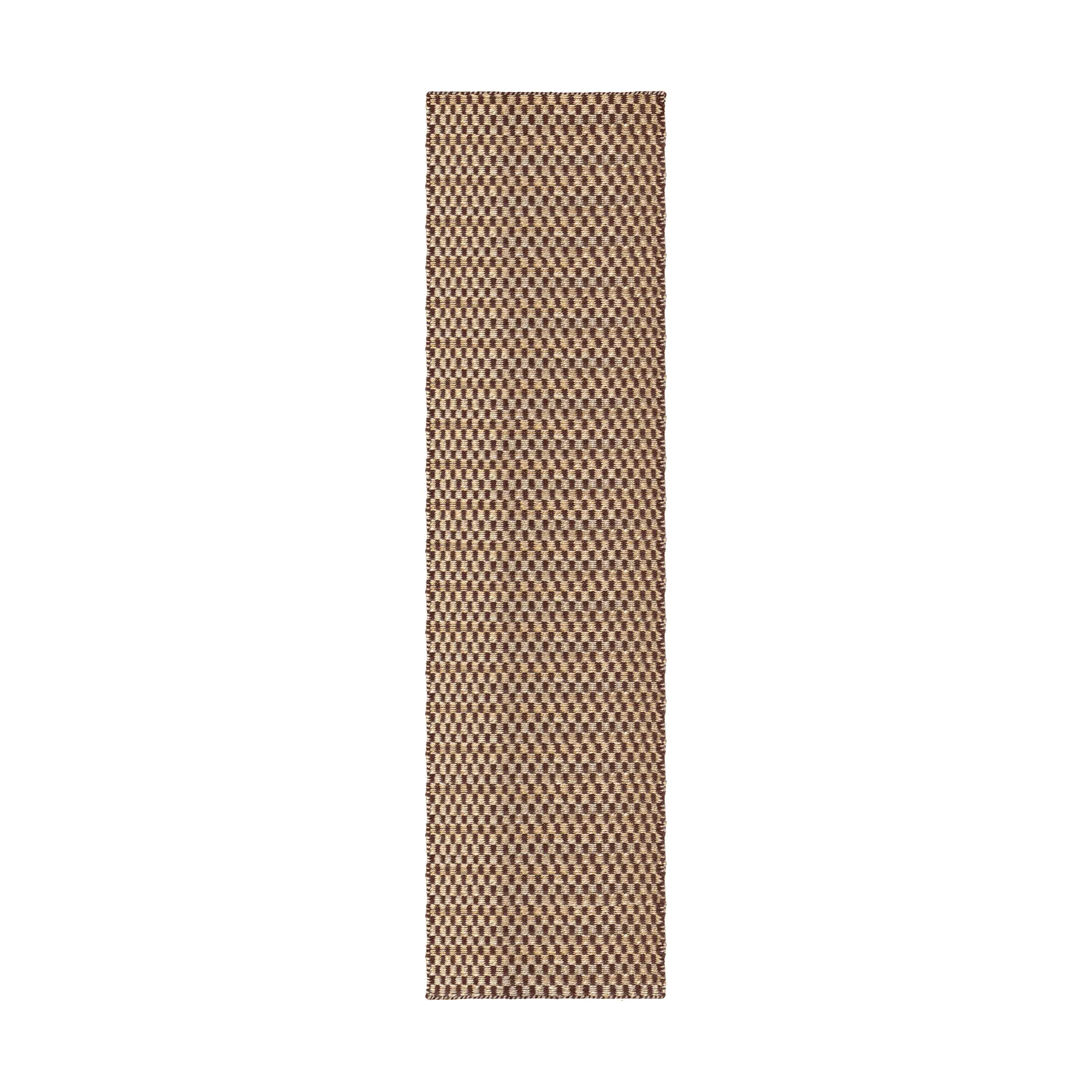 Barley jute rug, Chestnut, 75x240 cm Layered Barley jute rug, Chestnut, 75x240 cm Layered
