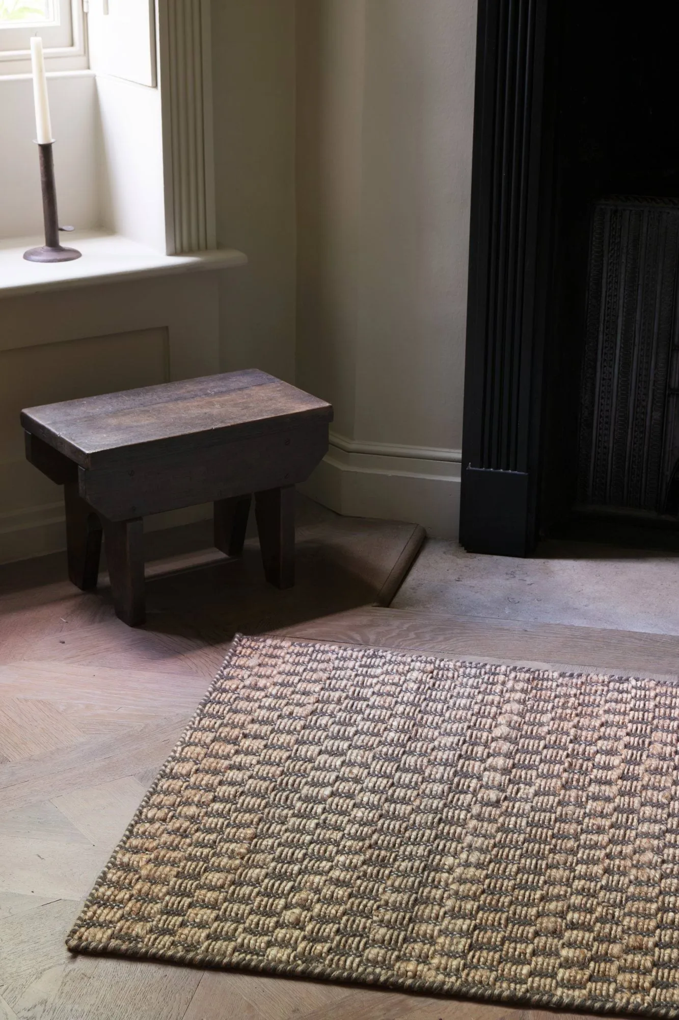 Barley jute rug, Chestnut, 75x240 cm Layered Barley jute rug, Chestnut, 75x240 cm Layered