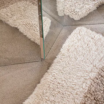 Bird in Space rug 180x270 cm - white-brown-bege - Layered