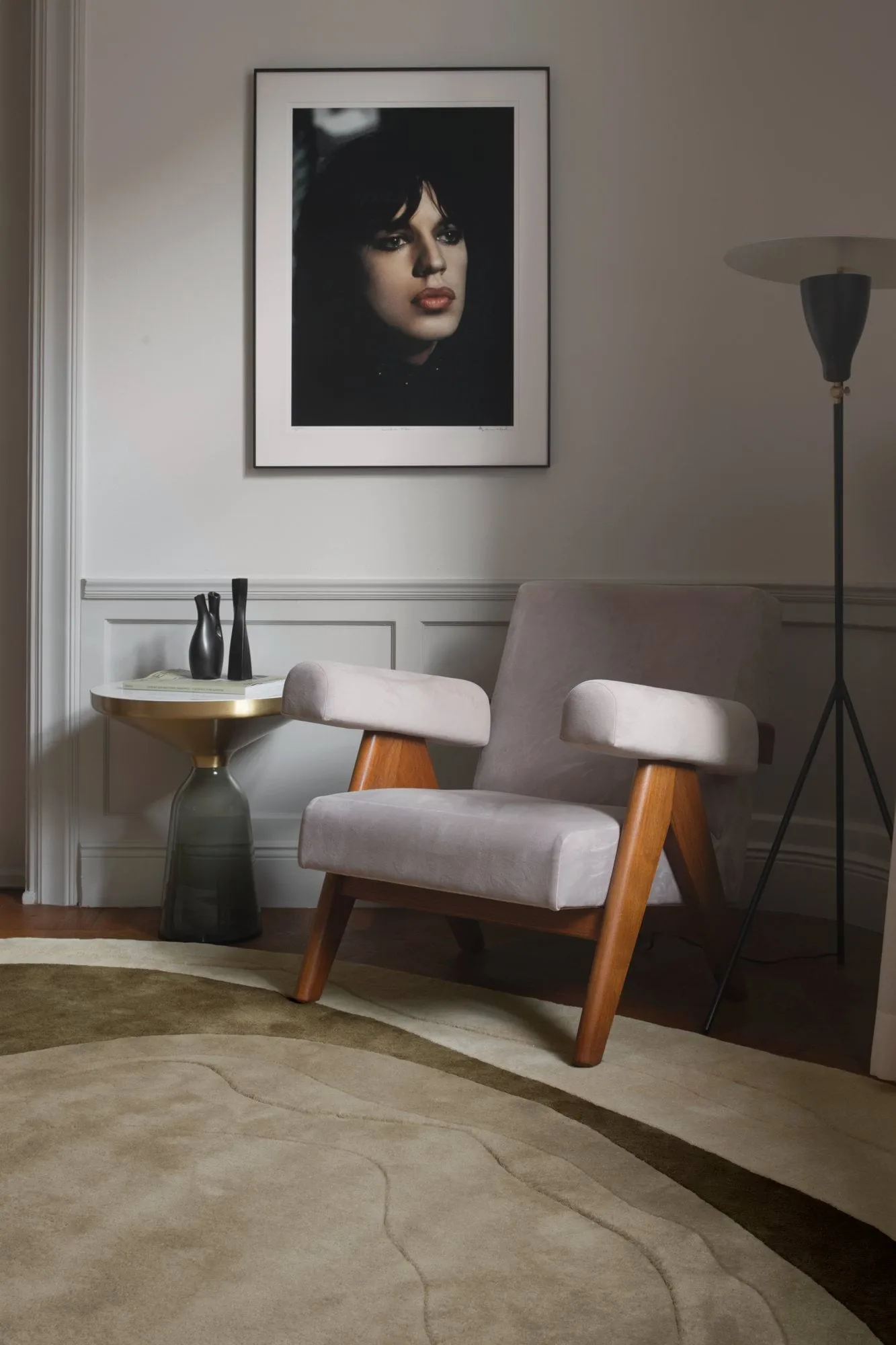 Erik Bratsberg Lozza wool rug, Olive, 270x350 cm Layered