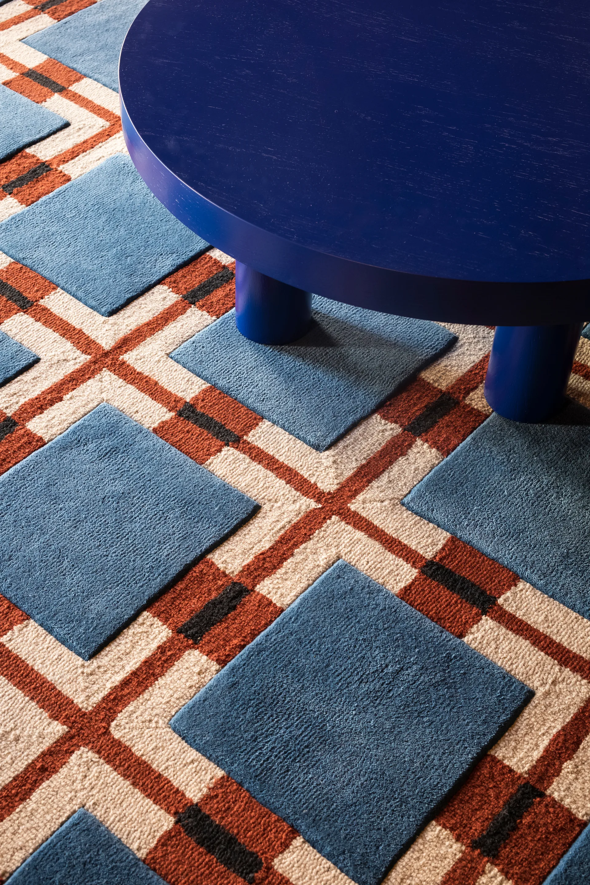Evelina Kroon Berry rain wool carpet, 180x270 cm Layered