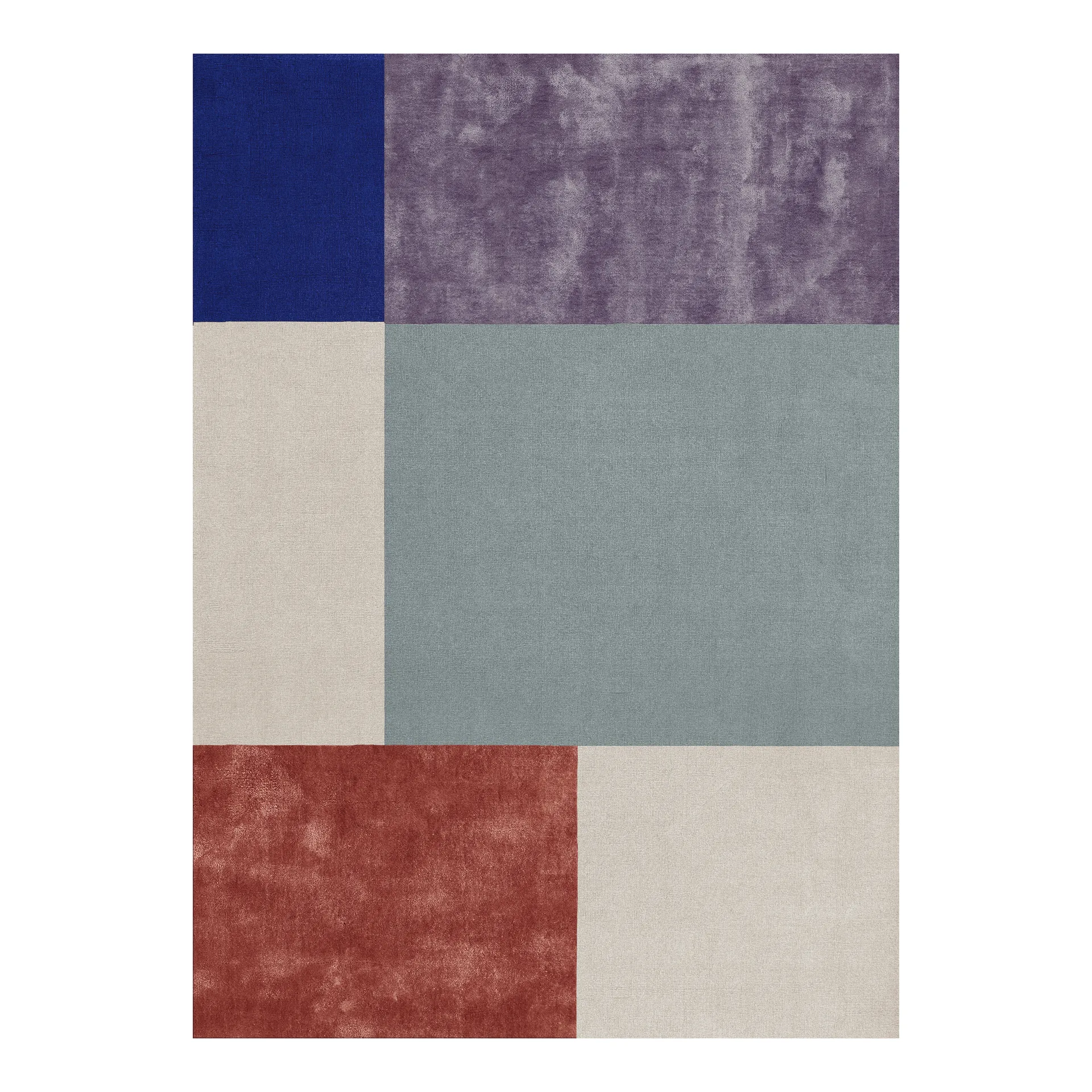 Northern Light wool rug, 180x270 cm Layered