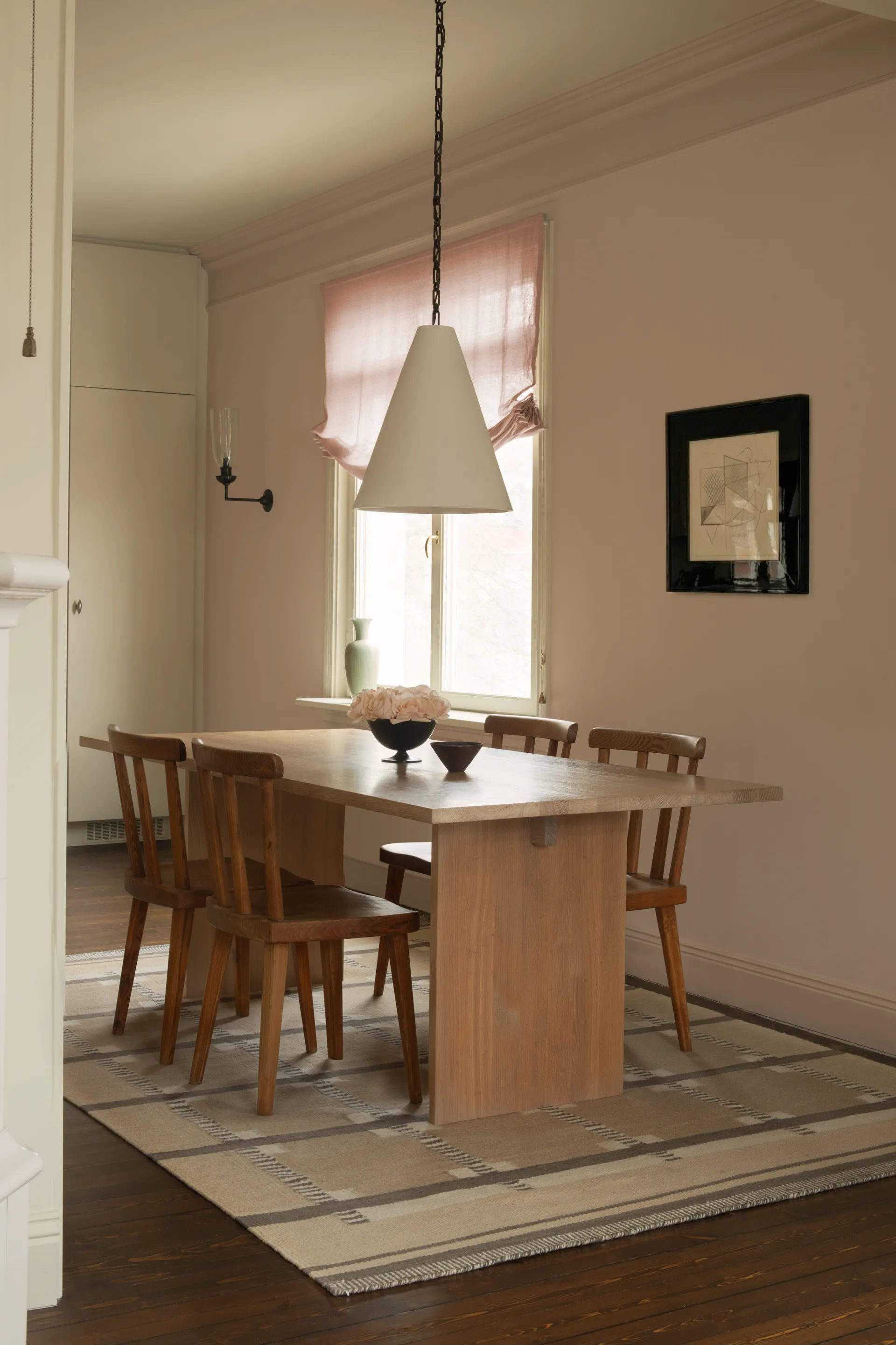 Röllakan Ruth wool rug, Almond, 140x200 cm Layered