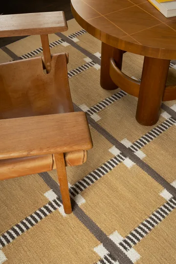 Röllakan Ruth wool rug - Harvest yellow, 200x300 cm - Layered