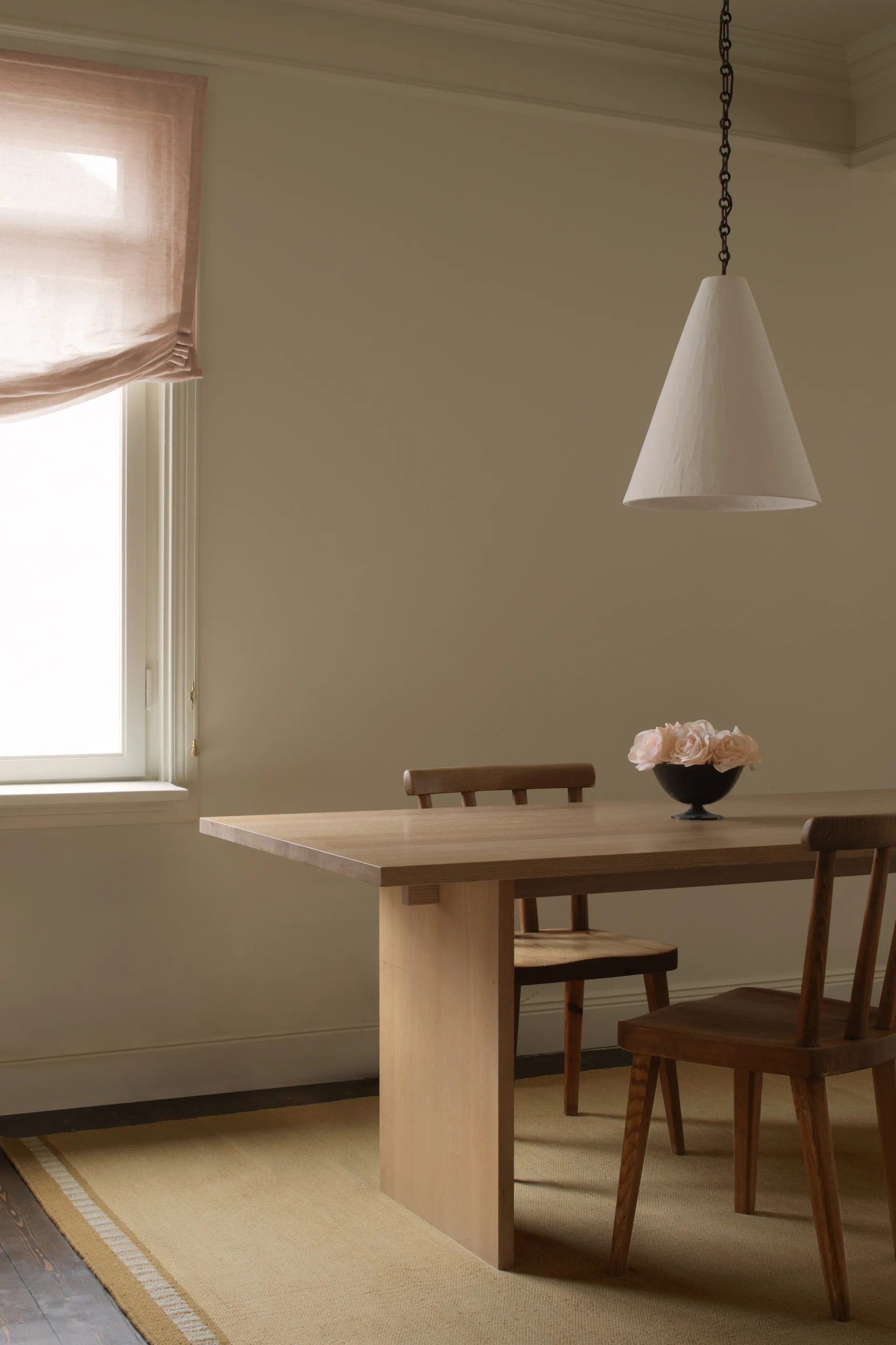 Röllakan Solid wool rug, Mariegold, 140x200 cm Layered