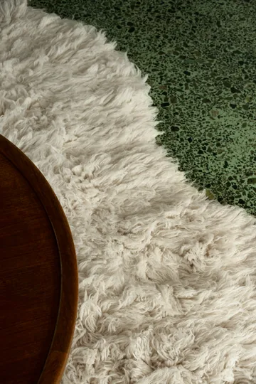 Shaggy rug 300x400 cm - Bone White - Layered