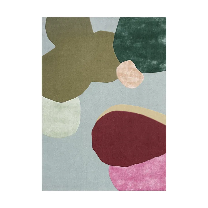 Sleeping Flower wool carpet - 250x350 cm - Layered