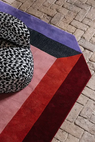 Teklan crystal spectrum wool rug - Multi, 200x300 cm - Layered