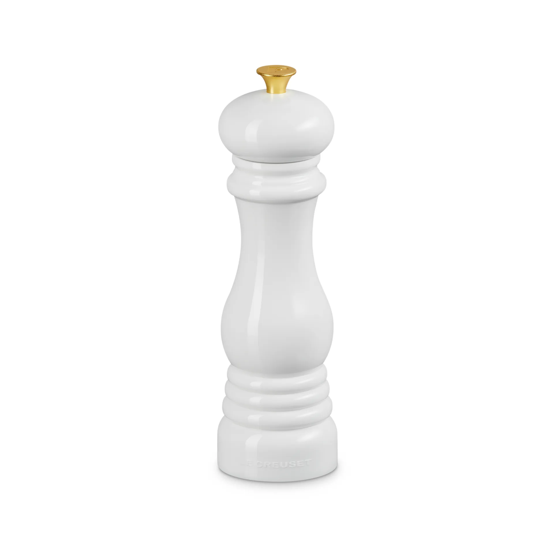 Le Creuset pepper mill 21 cm, White-gold Le Creuset