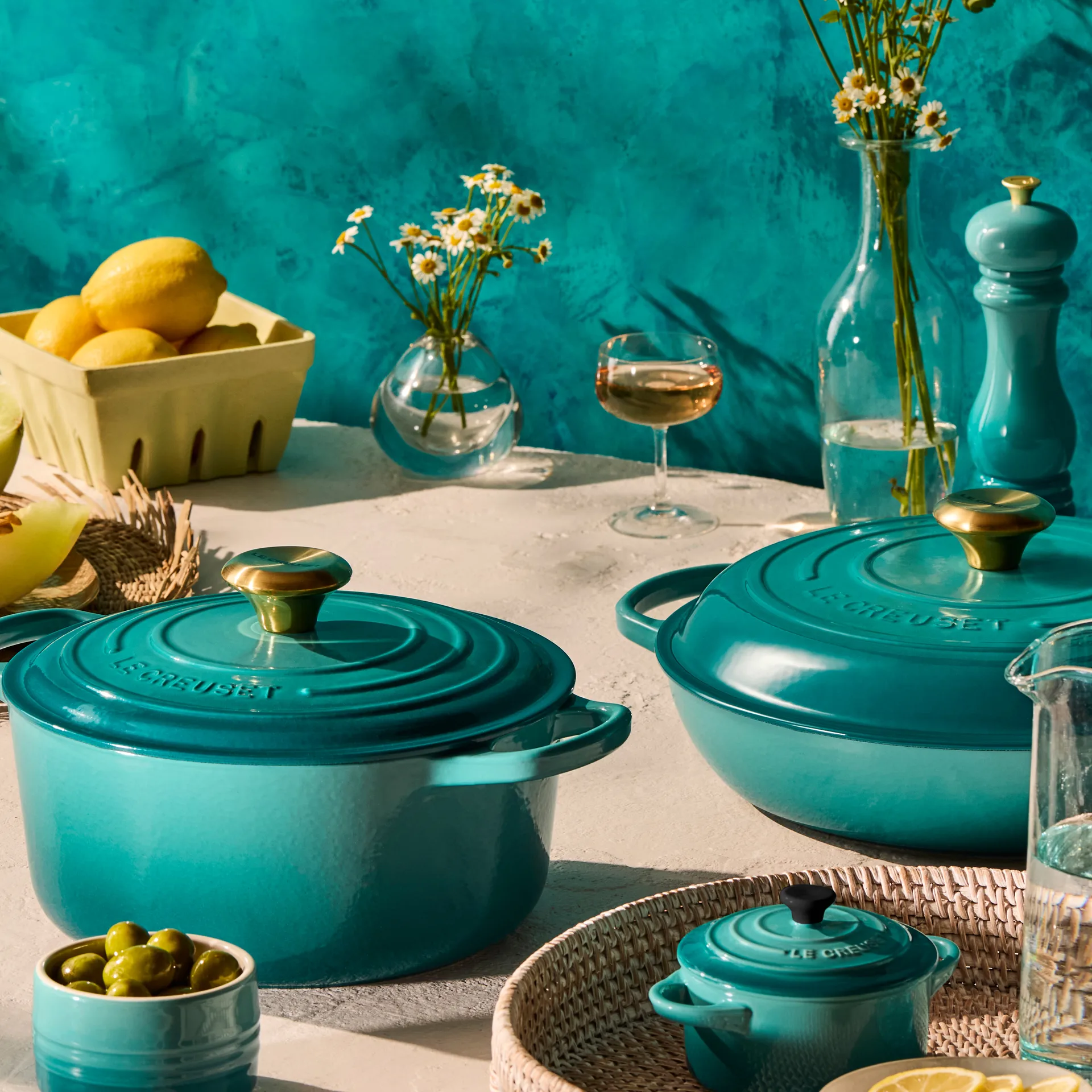 Le Creuset ramekin stackable, Bleu Riviera Le Creuset