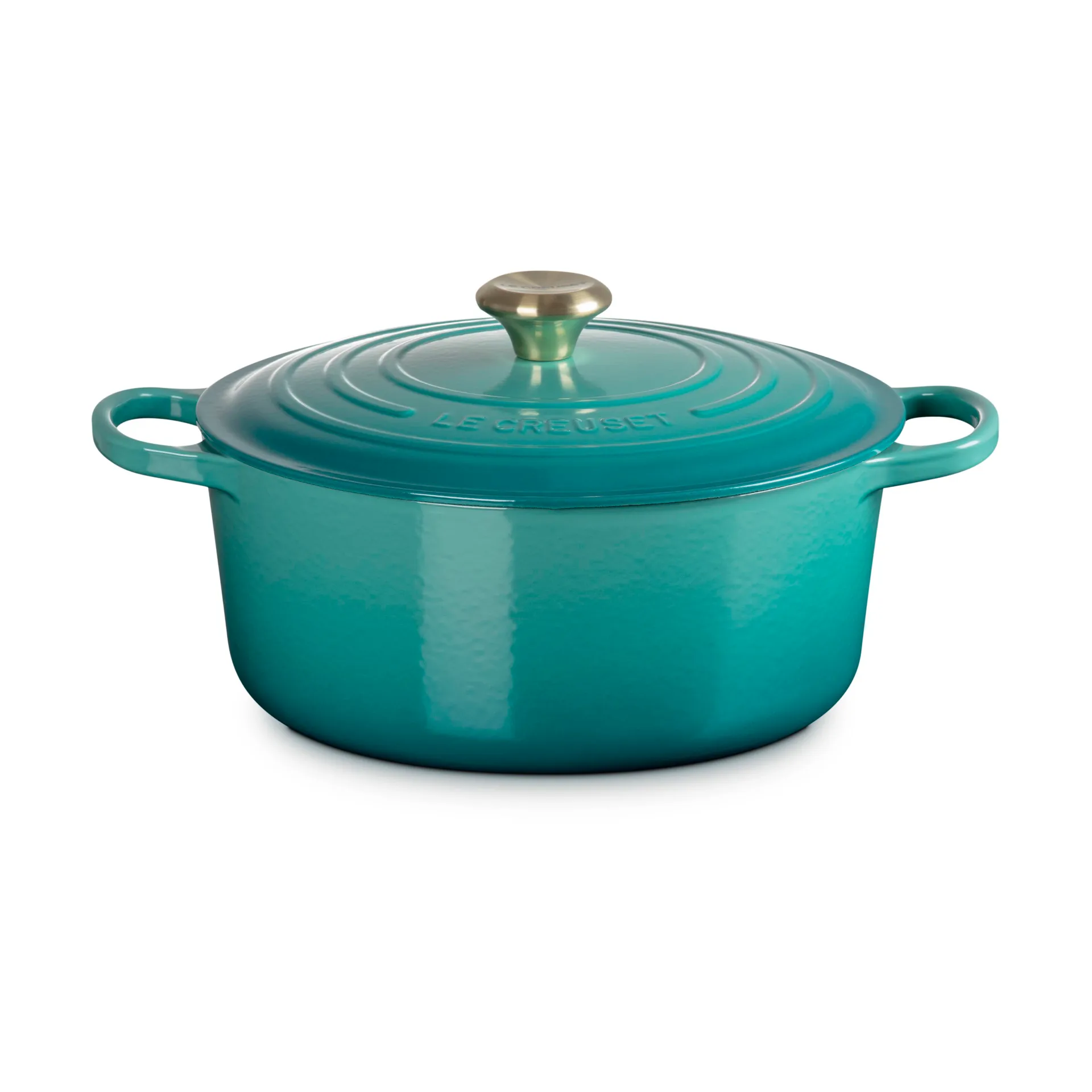 Le Creuset round casserole 5.3 l, Bleu Riviera Le Creuset