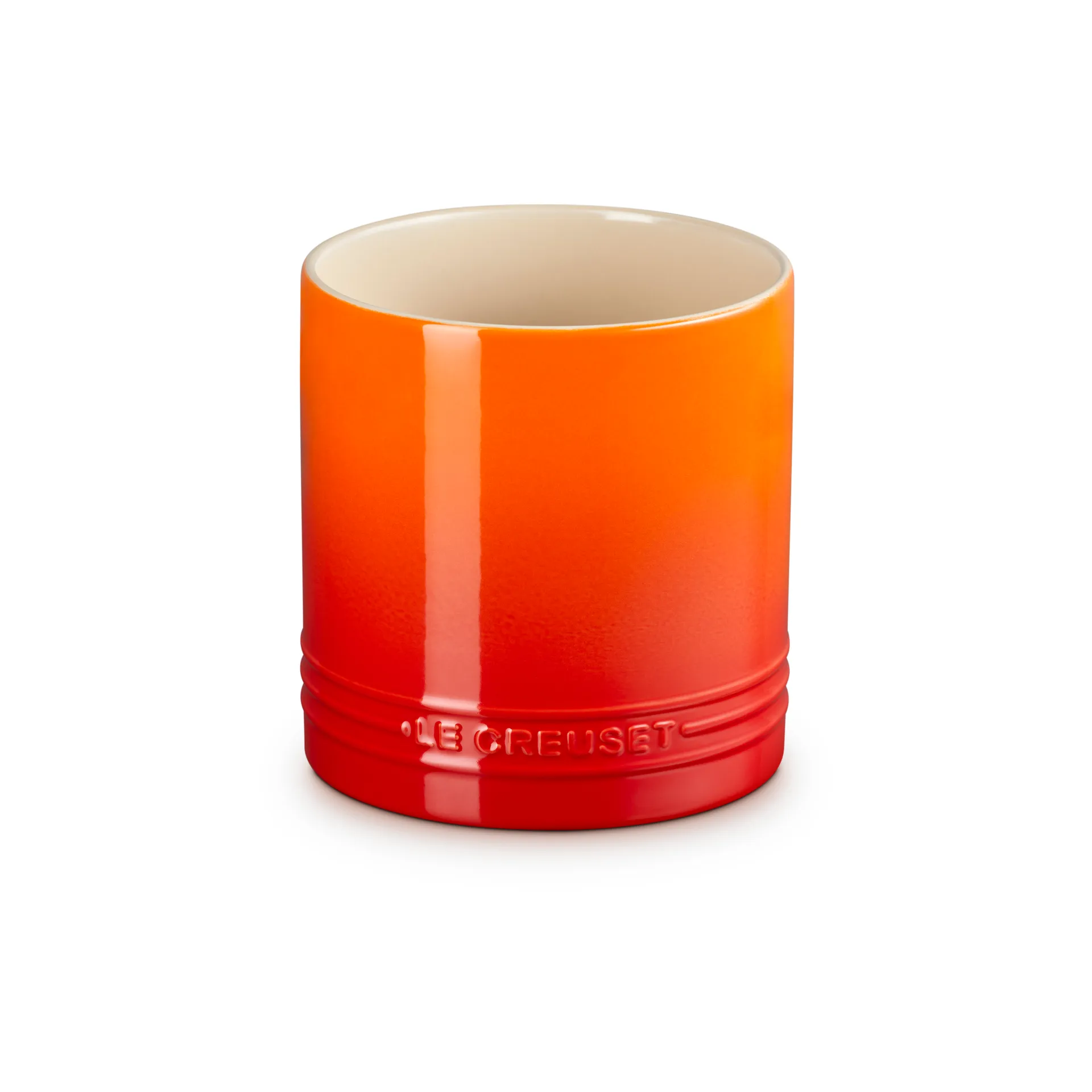 Signature stoneware cutlery and utensil jar 1.1 L, Volcanic Le Creuset