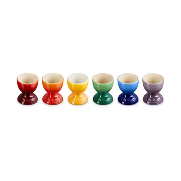 Signature stoneware egg cup 6-piece - Rainbow - Le Creuset