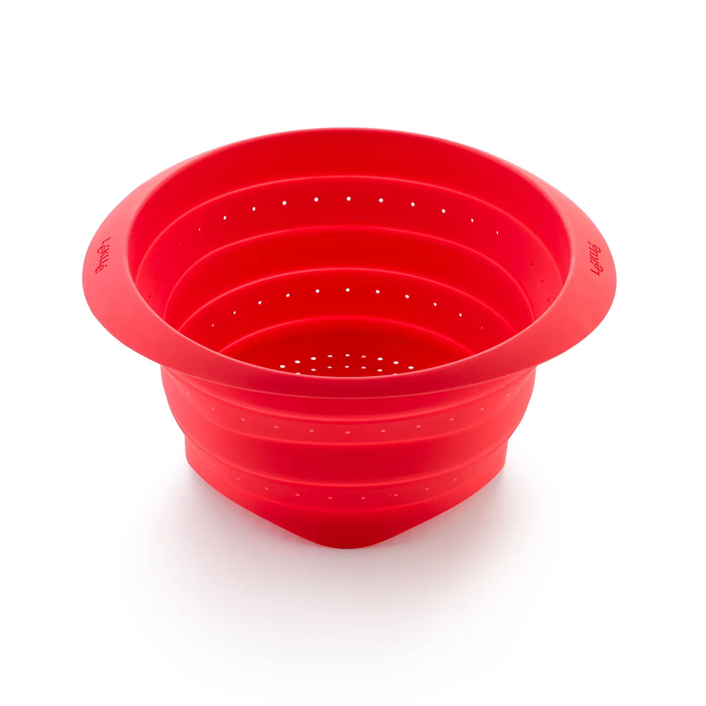 Lékué collapsible colander silicone, Red Lékué