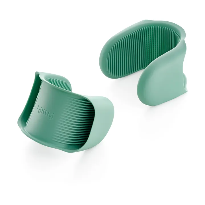 Lékué flexible mini oven mitts, 2-pack - Green - Lékué