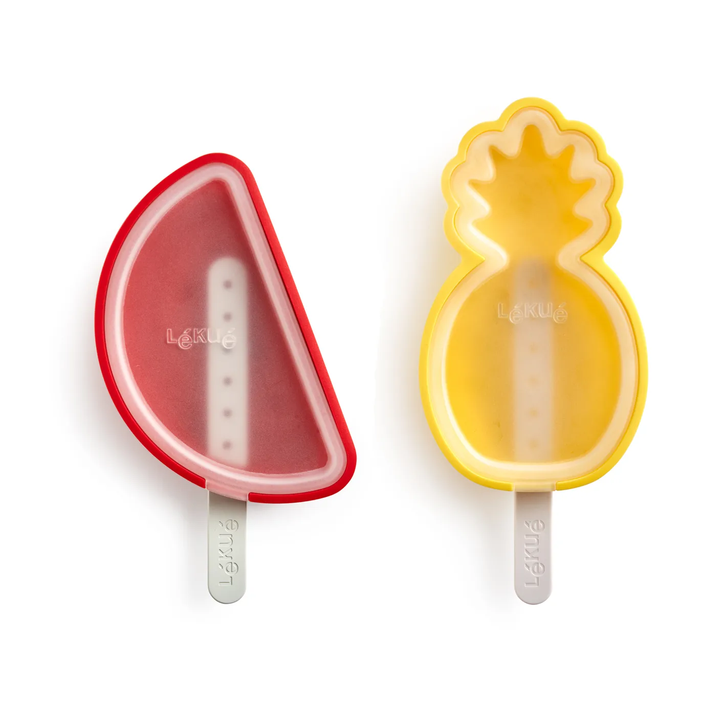 Lékué tropical ice lolly molds 4 pieces, Mixed Lékué